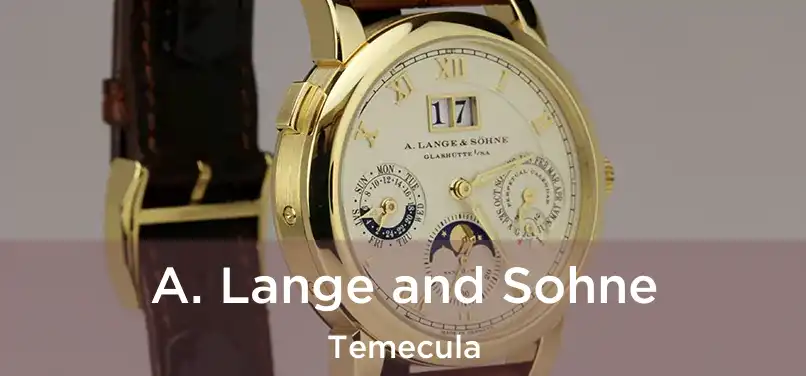  A. Lange and Sohne Temecula